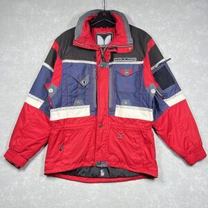 COULOIR Ski Snowboarding Jacket Men's Small 38 Red/ Blue Insulated Winter Gear